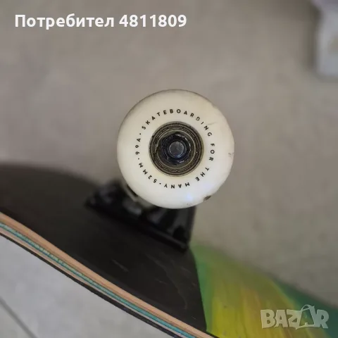 Скейтборд почти нов, снимка 4 - Скейтборд, ховърборд, уейвборд - 55890727