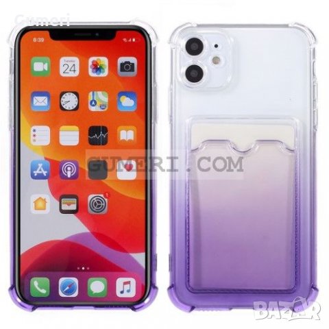Apple iPhone 11 - Силиконов Гръб Air със Защита за Камерата и Слот за Карта