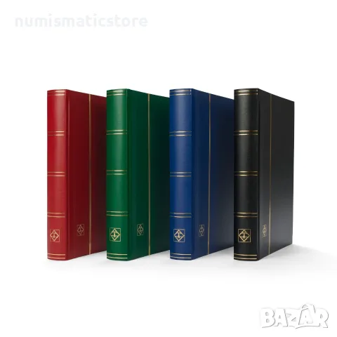 Leuchtturm - албум за марки Basic 32 черни листа А4 , черен, снимка 3 - Филателия - 56336688