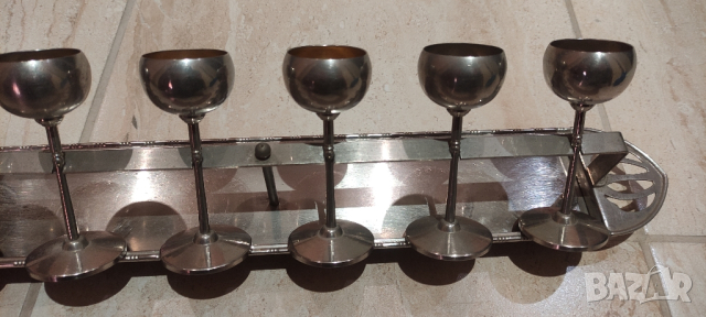 Стар метален сервиз , снимка 11 - Сервизи - 44711126