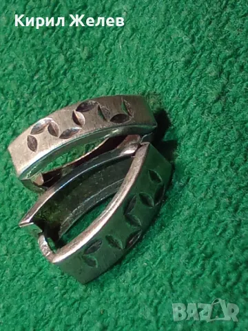 КРАСИВИ СТИЛНИ АНГЛИЙСКИ СРЕБЪРНИ ОБИЦИ ОБЕЦИ СРЕБРО 925 ФИНА РЪЧНА ВИНТИДЖ АРТ ИЗРАБОТКА 27692, снимка 13 - Обеци - 46232619