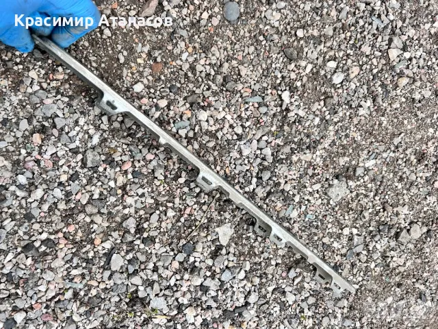 3C9807459A. Лайстна хром задна броня комби за VW пасат B6. Лява .2005-2010г, снимка 2 - Части - 49548863