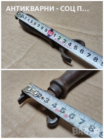 Стар Кован Кожарски, Сарашки Инструмент. / НОМЕР 1565. , снимка 5 - Антикварни и старинни предмети - 53661425