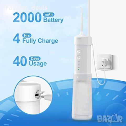 Нов Безжичен дентален орален иригатор за почистване на зъби Хигиена Грижа , снимка 3 - Други - 41762328