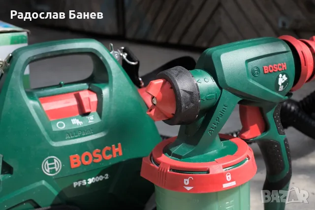 Пистолет за боядисване Bosch PFS 3000-2, снимка 7 - Други инструменти - 55901369