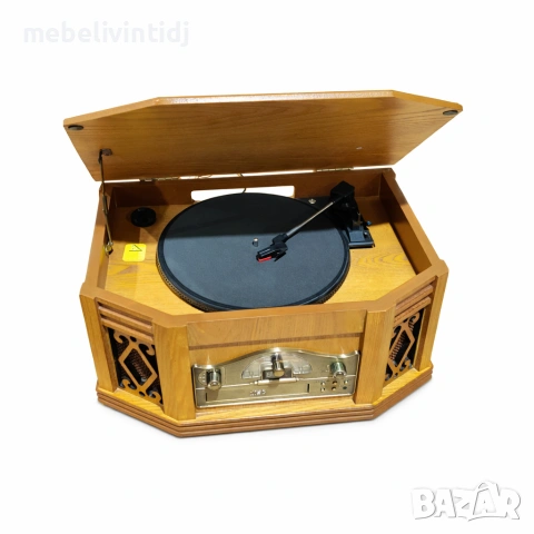 Ретро аудио система „всичко в едно“ модел Emerson NR303TT, снимка 8 - Антикварни и старинни предмети - 53785309