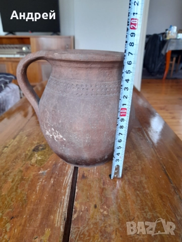 Старинно керамично гърне #14, снимка 3 - Антикварни и старинни предмети - 52929606