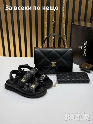 Chanel Дамска Черна Чанта Шанел - Различни Модели Код SEM-183, снимка 3 - Чанти - 55769921