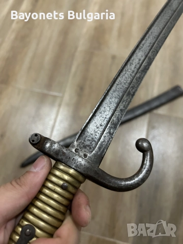 Френски Щик Шаспо Нож Сабя , снимка 5 - Антикварни и старинни предмети - 55824549
