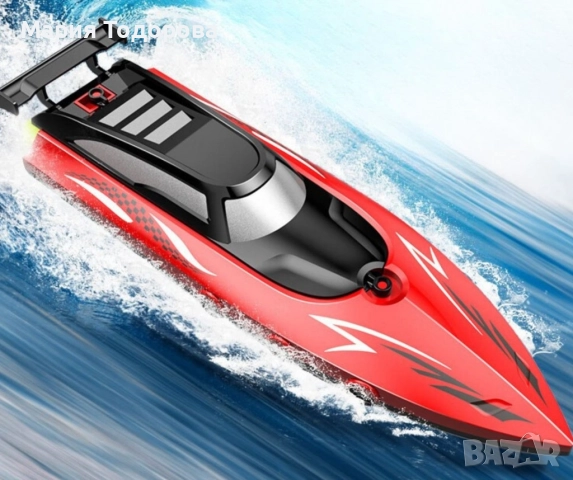 2.4G електрическа високоскоростна лодка с дистанционно управление, снимка 7 - Фен артикули - 52987319