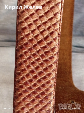 Луксозен кожен колан SOFARI COLLECTION USA перфектно състояние 49402, снимка 3 - Колани - 51858954