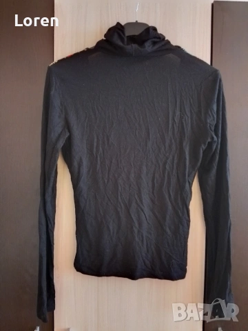 Поло с отворено деколте флорално, снимка 5 - Блузи с дълъг ръкав и пуловери - 53833212