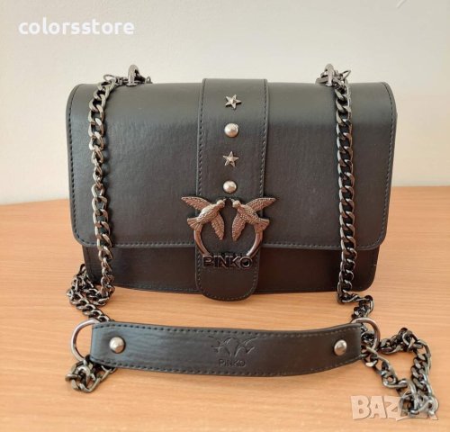 Черна чанта Pinko код Br140, снимка 1 - Чанти - 31330321