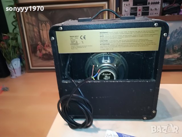 MARSHALL GUITAR AMPLIFIER-ВНОС ENGLAND 0404231031, снимка 13 - Ресийвъри, усилватели, смесителни пултове - 40247364