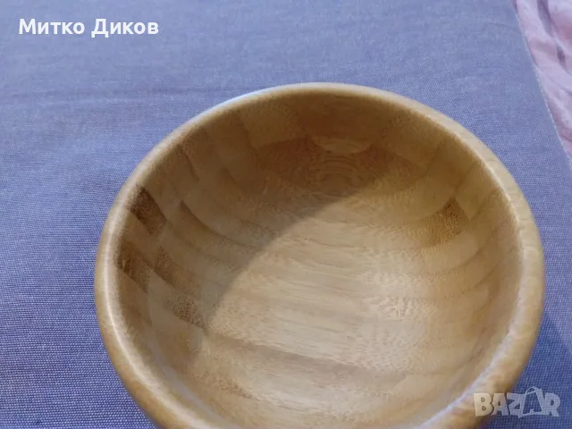 Купичка нова бамбук фи 115мм и Н-60мм, снимка 4 - Аксесоари за кухня - 55991683