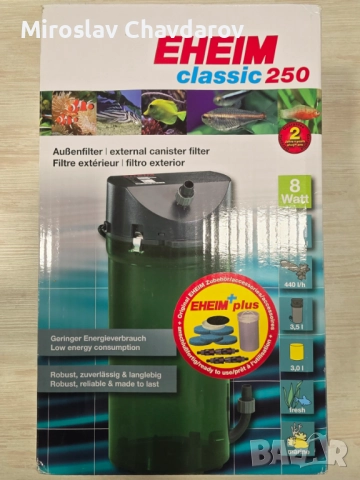Външен филтър Eheim Classic 250