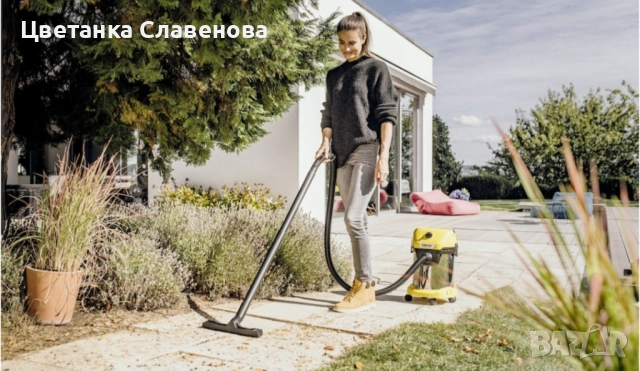 Прахосмукачка Karcher WD3 S V-17/4/20 Мокро и сухо почистване, Контейнер от неръждаема стомана 17 л, снимка 4 - Прахосмукачки - 52215889