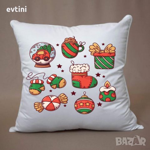 Коледни възглавнички за любими хора, снимка 6 - Възглавници - 34626043