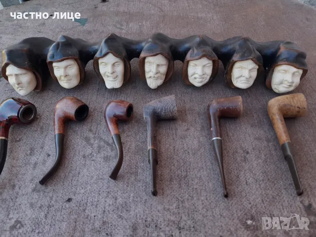 Комлект колекционерска стойка с лули , снимка 14 - Лули - 49389795