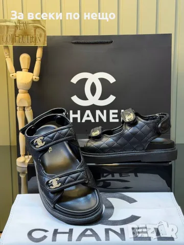 Chanel Дамски Сандали Шанел - Различни Цветове Код SEM-11, снимка 3 - Сандали - 55710317