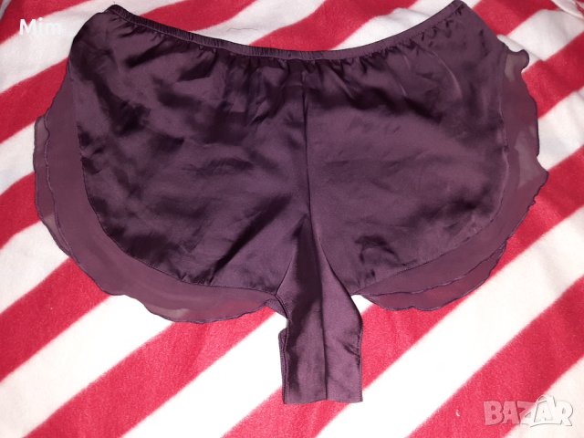 Primark XL Лилава сатенена бикина/ бразелиянка/с воал , снимка 2 - Бельо - 41769480