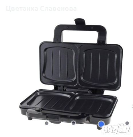  Тостер за сандвичи EMERIO ST-109562  Неръждаема стомана,900W, снимка 5 - Тостери - 52414205