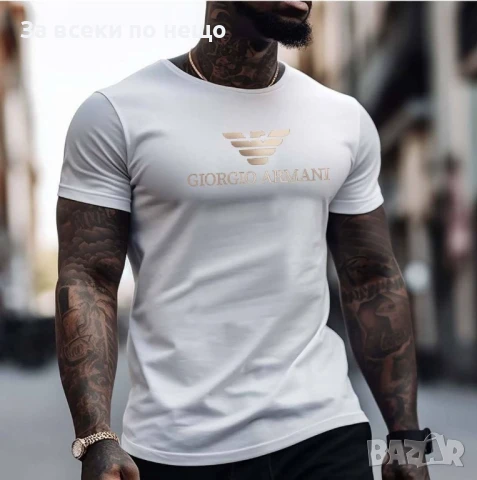Giorgio Armani Мъжка Тениска👕Мъжка Блуза С Къс Ръкав - Различни Модели И Цветове Код LFS554, снимка 5 - Тениски - 50755051