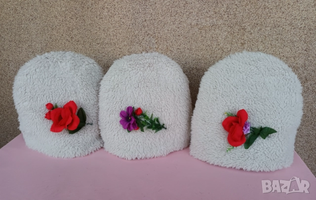 Мъжки бели калпаци за народно творчество, снимка 2 - Други - 51664954