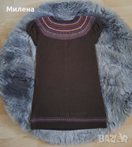 Кафява блуза плетиво H&M, S размер, снимка 2 - Туники - 40900162