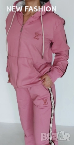 Дамски Памучни Екипи - лого Бродирано ✨ Louis Vuitton , снимка 3 - Спортни екипи - 51629450