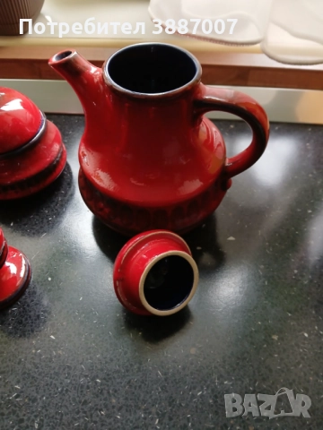 Винтидж керамичен сервиз за чай, снимка 8 - Чаши - 52345169