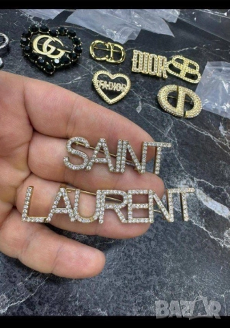 брошки christian dior ysl saint laurent , снимка 15 - Други - 51980328