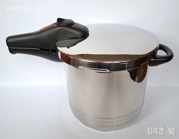 BEEM – Оригинална немска тенджера под налягане – голям размер 7 литра кухня готвене , снимка 2 - Съдове за готвене - 53287558