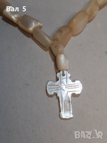 Автентична възрожденска седефена броеница, снимка 2 - Антикварни и старинни предмети - 51618690