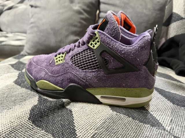 Nike Air Jordan 4 Retro Canyon Purple, снимка 4 - Маратонки - 52447517