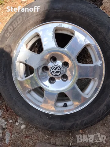 Алуминиеви джанти 15 с гуми , VW/AUDI, снимка 5 - Гуми и джанти - 55799889