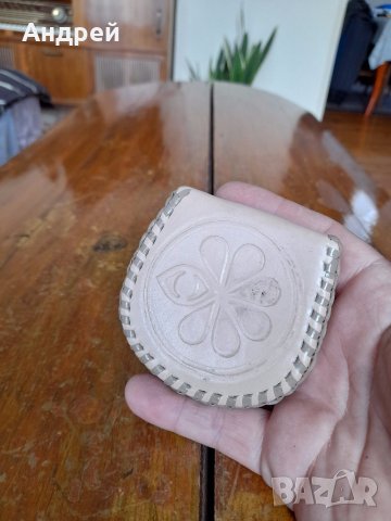 Старо кожено портмоне #8, снимка 2 - Антикварни и старинни предмети - 41539800