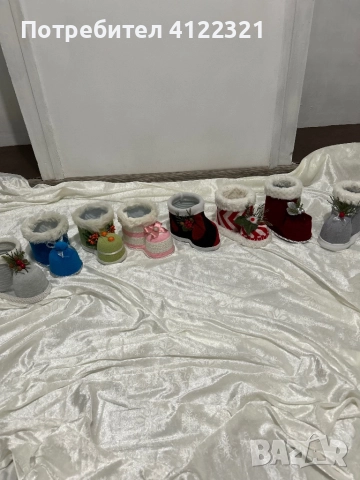 Коледни свещници ботушчета, снимка 18 - Коледни подаръци - 52255020