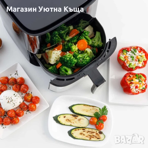 НОВ Еър Фрайер Taurus Air Fry Digital 5S с Гаранция, снимка 6 - Фритюрници - 51963912