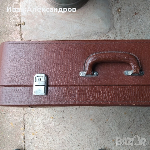 Ретро бг куфар ест.кожа, снимка 2 - Куфари - 53590802
