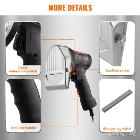 Професионален нож за дюнер кебап, 80W, резачка за дюнер месо, електрически нож, машинка за рязане, снимка 6 - Други инструменти - 50414092