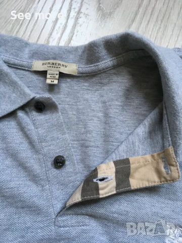  BURBERRY оригинална мъжка тениска М, снимка 11 - Тениски - 51426305