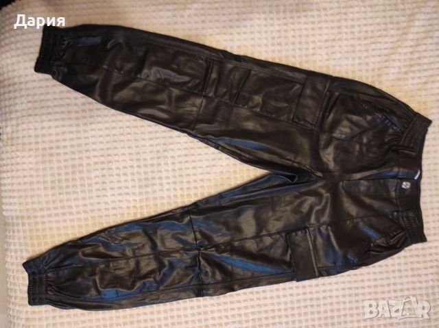 Дамски кожен панталон , снимка 4 - Панталони - 52935019