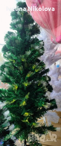 Коледна елха с вградени светлини - магията на Коледа - 150см, снимка 2 - Декорация за дома - 52466384