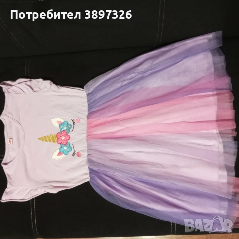 ЛОТ от две роклички.Размер 140, снимка 3 - Детски рокли и поли - 51613905