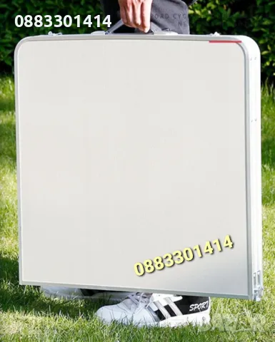 Комплект Сгъваема Маса със столове 120х60х70 , снимка 7 - Градински мебели, декорация  - 50280446