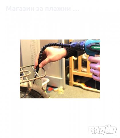 ГЪВКАВ НАКРАЙНИК, УДЪЛЖИТЕЛ ЗА ВИНТОВЕРТ, ОТВЕРТКА SNAKE BIT - код 1593, снимка 4 - Отвертки - 34276990