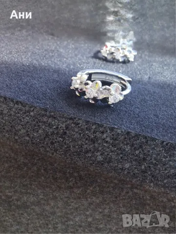 Сребърни обеци с печат 925