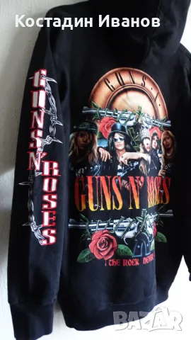 Guns N' Roses мъжки рок суичър, снимка 2 - Суичъри - 49348181