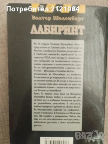  Лабиринт / Валтер Шеленберг, снимка 10 - Художествена литература - 55973757